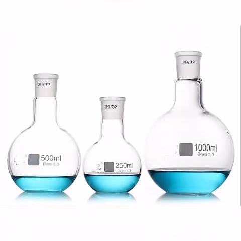 Cam Balon 250 ml - Dibi Düz - Norm Şilifli - 24/29