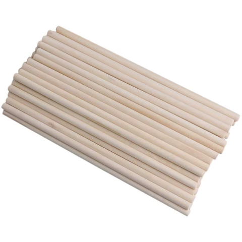 Eküvyon Çubuğu Ahşap Pamuksuz 100 Adet